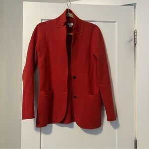J. Crew Factory Cotton Blazer Cardigan